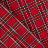 Tafetá Poliéster Tartan Vermelho - Ribes y Casals