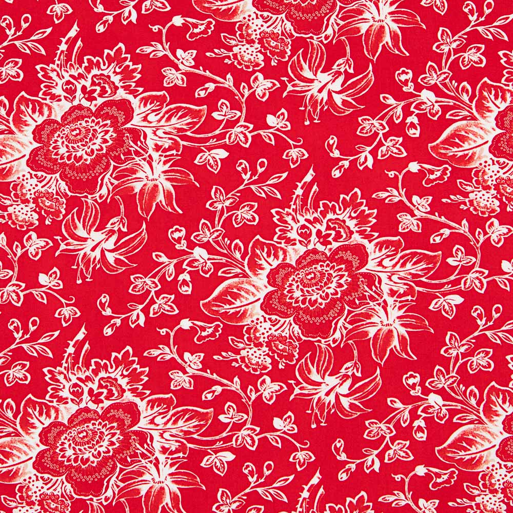Patch Americano Floral Vermelho - Ribes y Casals