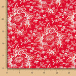 Patch Americano Floral Vermelho - Ribes y Casals