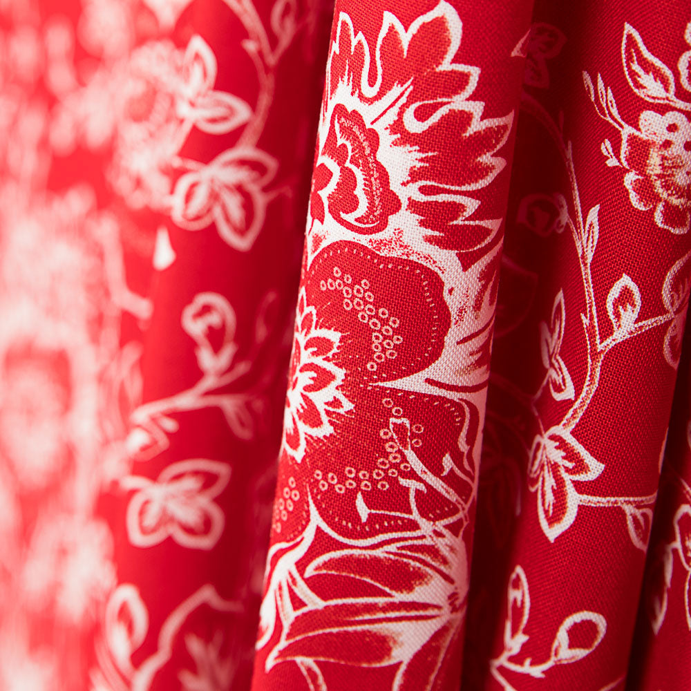 Patch Americano Floral Vermelho - Ribes y Casals