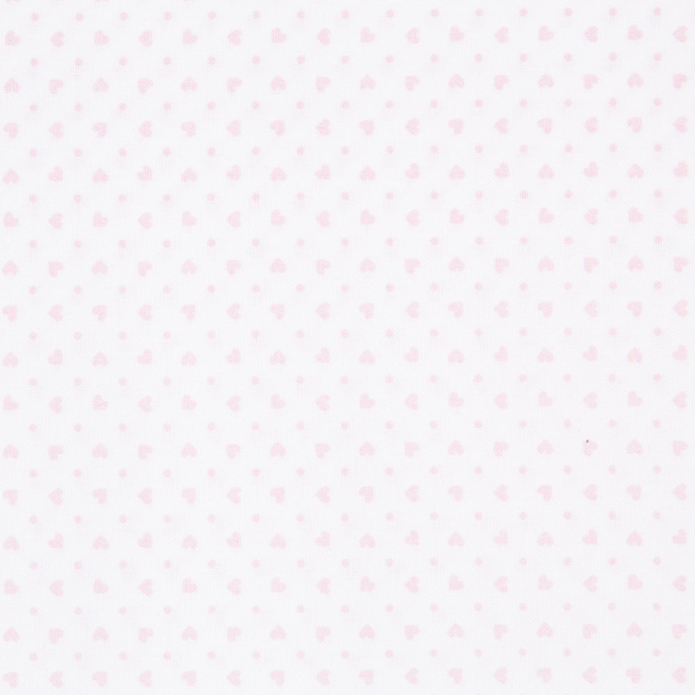 Tecido Lençol Estampada Corações Rosa - Ribes y Casals