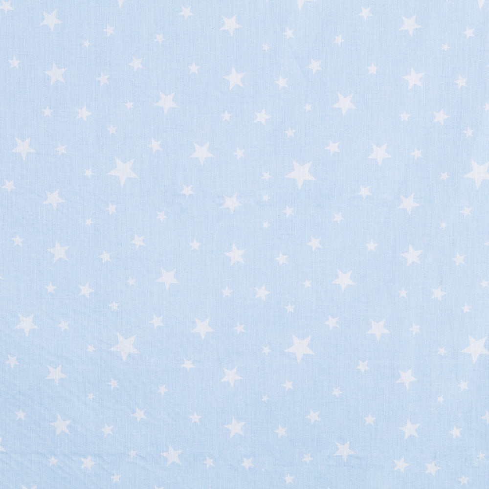 Tecido Lençol Estampado Estrelas Azul - Ribes y Casals