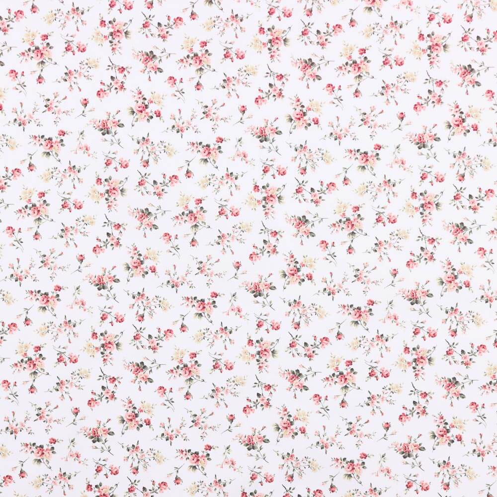 Tela Sábana Flores Blanco - Ribes y Casals