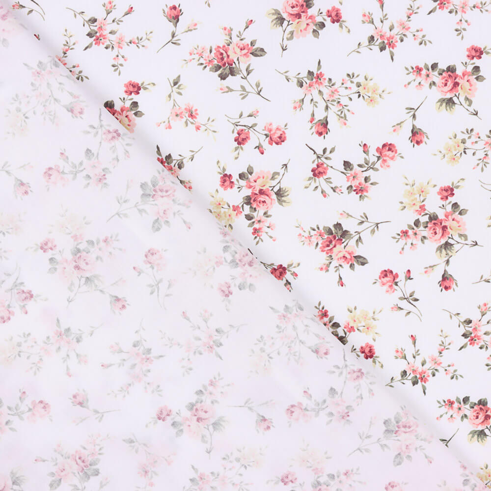 Tela Sábana Flores Blanco - Ribes y Casals