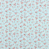 Tela Sábana Flores Verde Agua - Ribes y Casals