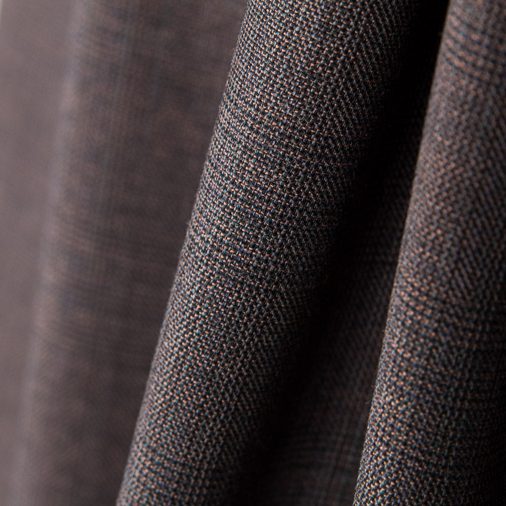 Tecido Alfaiate Rústico Xadrez Castanho - Ribes y Casals