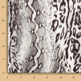 Cetim Spandex Leopardo Cinza - Ribes y Casals