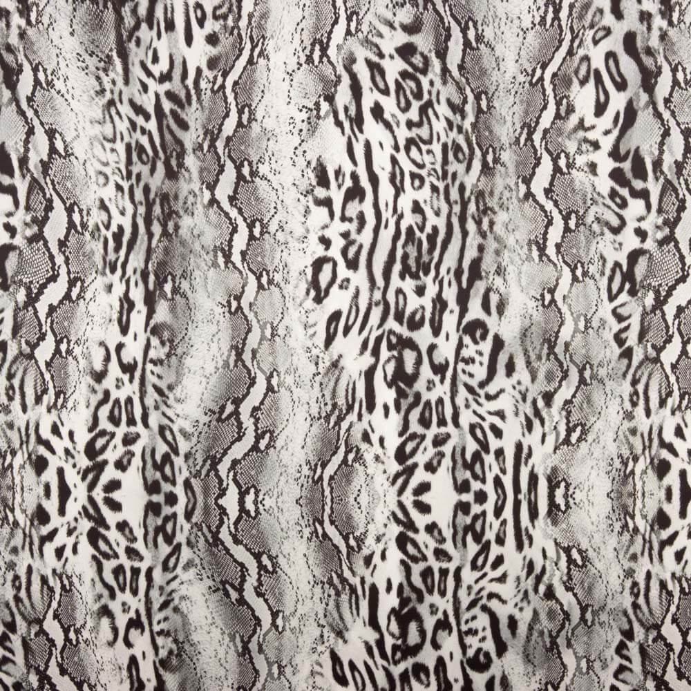 Cetim Spandex Leopardo Cinza - Ribes y Casals