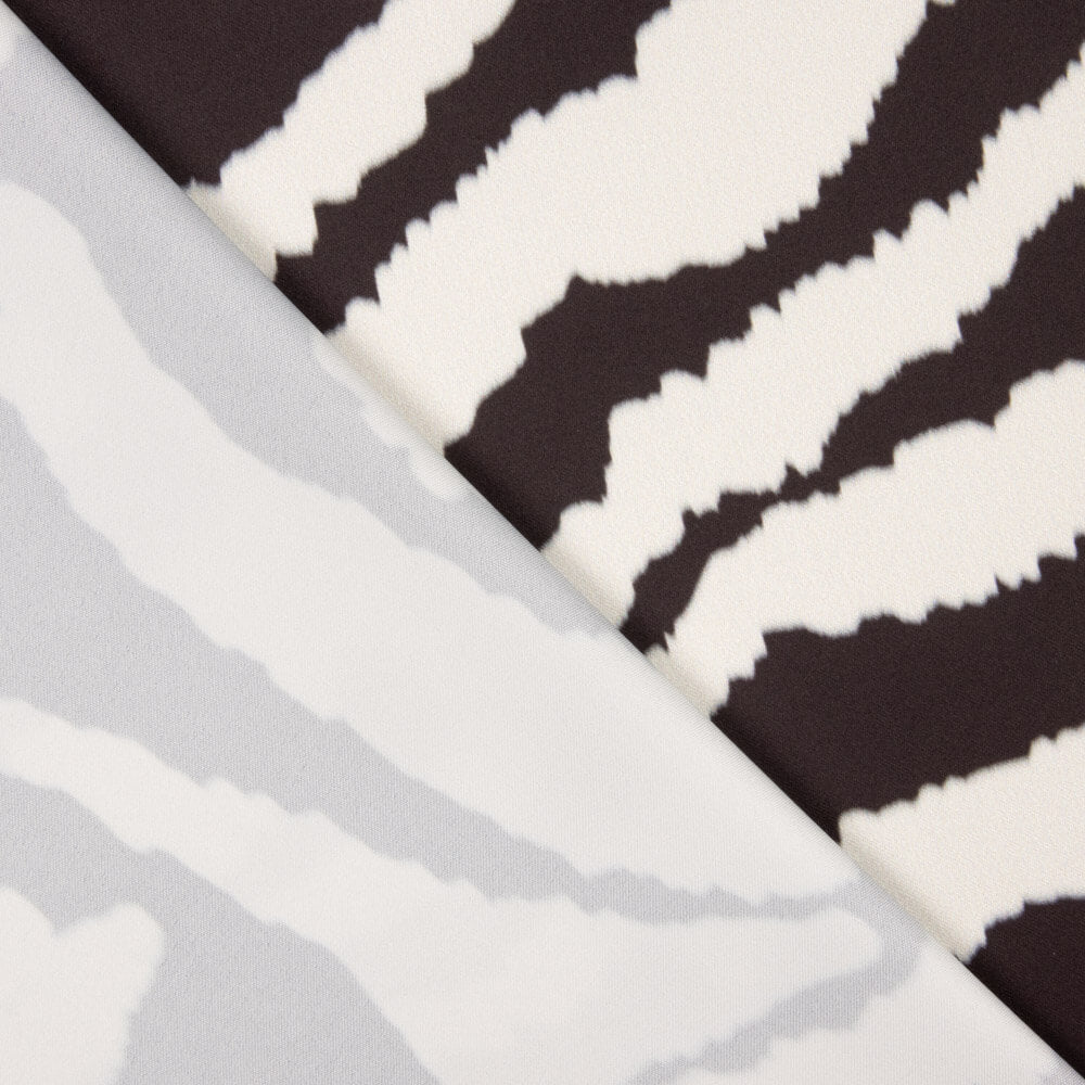 Cetim Spandex Tigre Cinza - Ribes y Casals