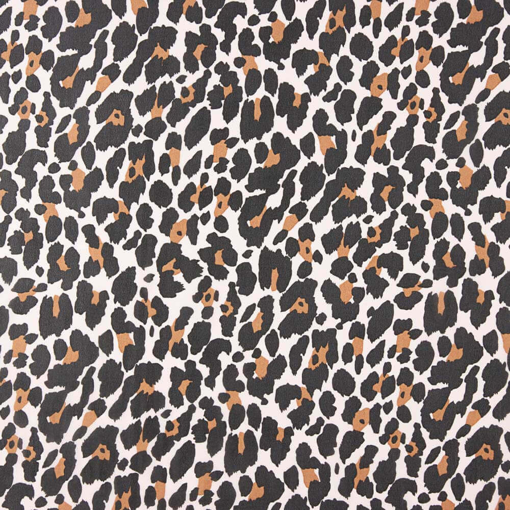 Chiffon Poliéster Rosa Leopardo - Ribes y Casals