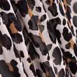 Chiffon Poliéster Rosa Leopardo - Ribes y Casals