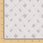 Tapicería Jacquard Trenza Gris - Ribes y Casals