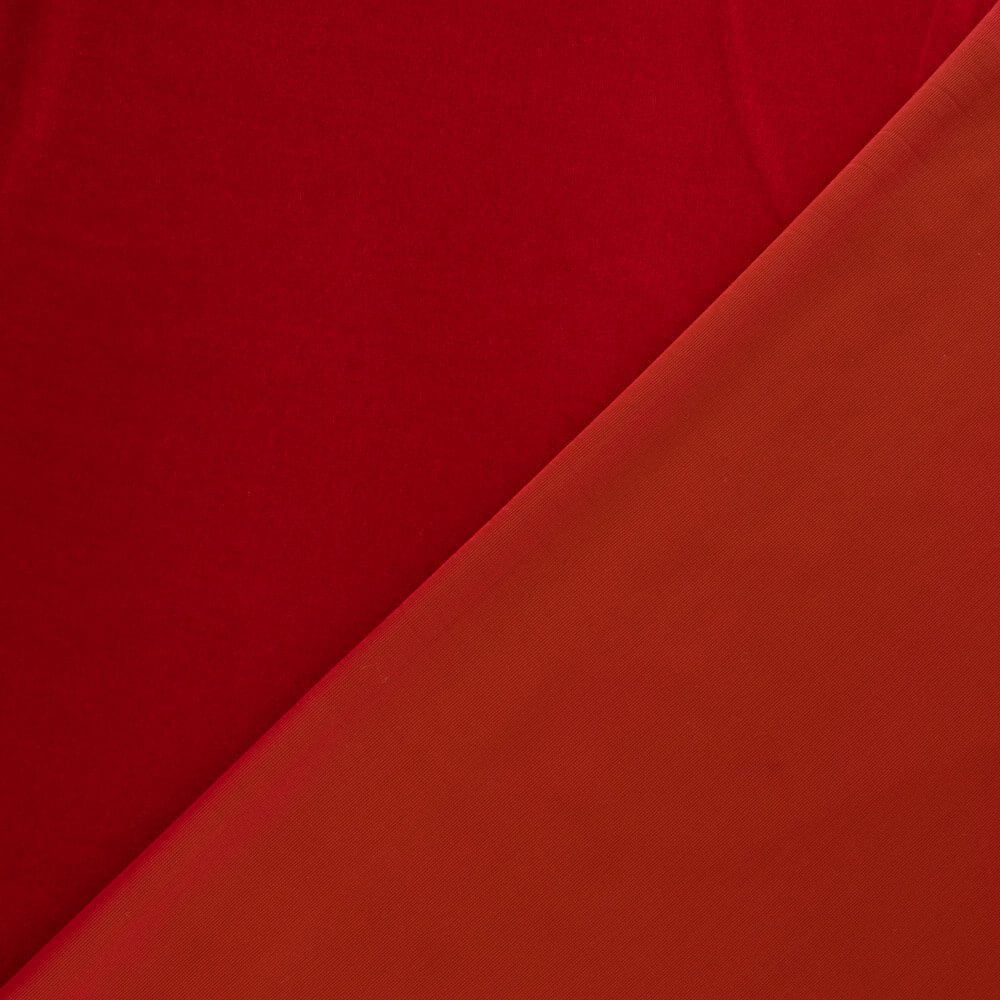 Veludo Bielástico Vermelho - Ribes y Casals