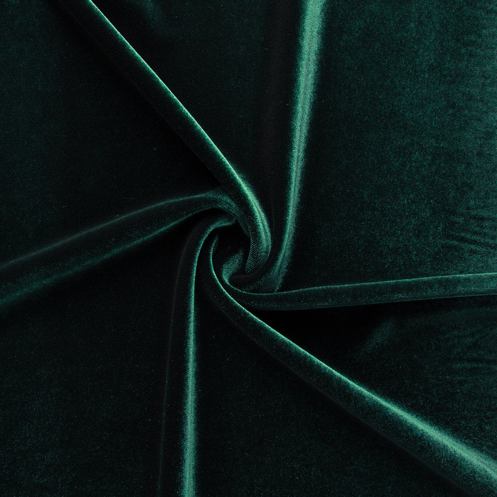 Veludo Bielástico  Verde Garrafa - Ribes y Casals