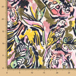 Cetim Poliéster Tigre Fúcsia - Ribes y Casals