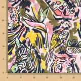 Cetim Poliéster Tigre Fúcsia - Ribes y Casals