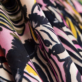 Cetim Poliéster Tigre Fúcsia - Ribes y Casals