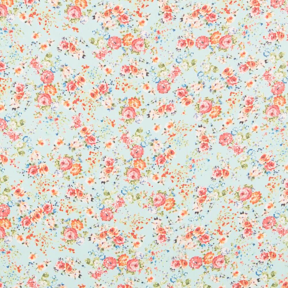 Gaze Poliéster Mini Cretona Azuis - Ribes y Casals