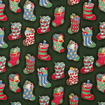 Meias de Natal Algodão Verde - Ribes y Casals