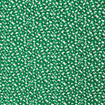 Popeline Viscose Micro Flor Verde - Ribes y Casals