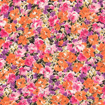 Tecido Viscose Jardim Laranja - Ribes y Casals