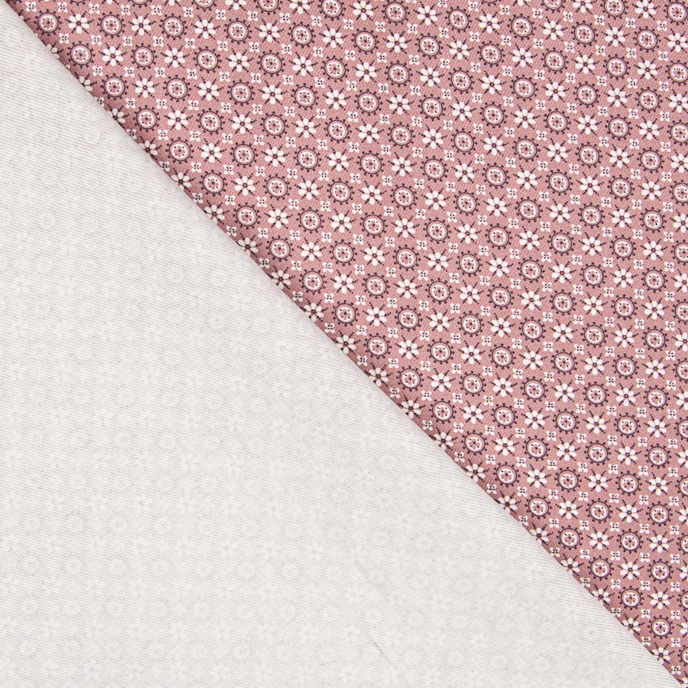 Viyela Estampada Geo Rosa - Ribes y Casals