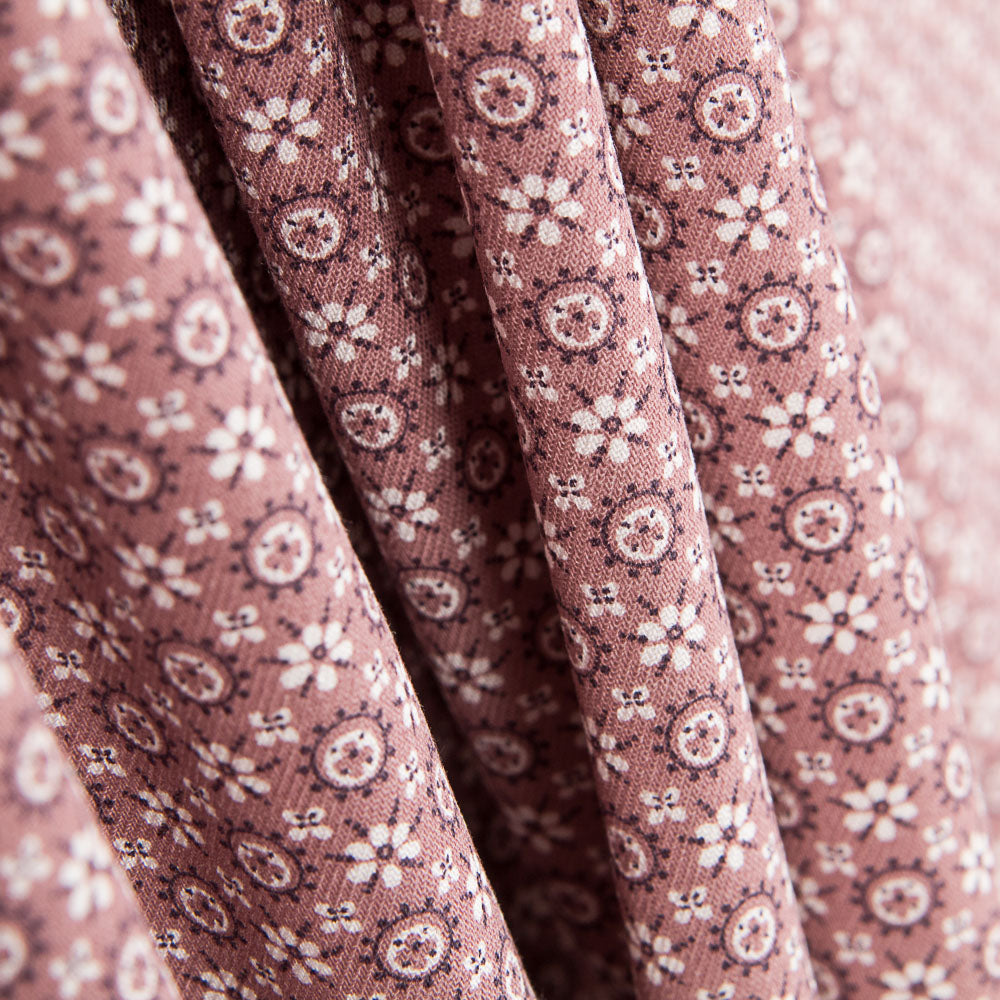 Viyela Estampada Geo Rosa - Ribes y Casals