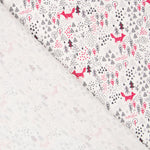 Viyela Estampada Lobos Vermelha - Ribes y Casals