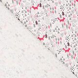 Viyela Estampada Lobos Vermelha - Ribes y Casals