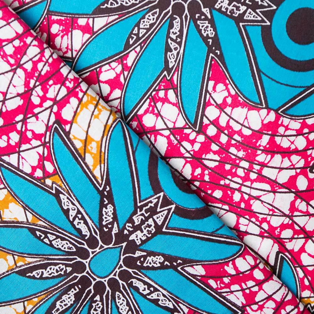 Tecido Wax Africana Abasi - Ribes y Casals