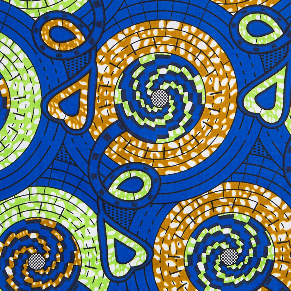 Tecido Wax Africana Kesia - Ribes y Casals