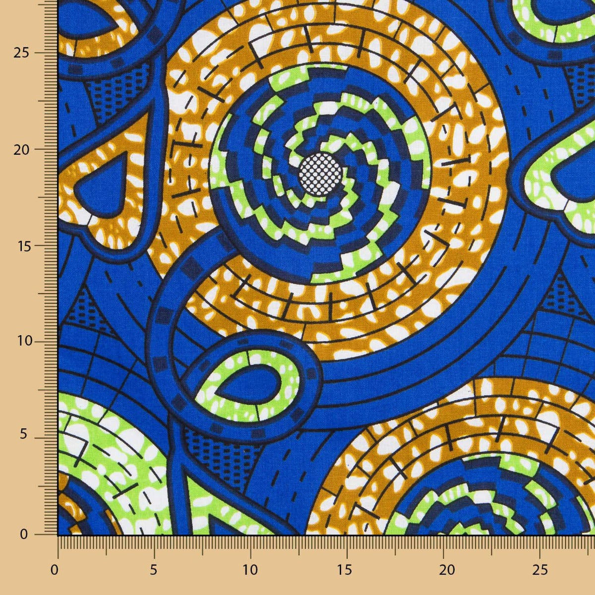 Tecido Wax Africana Kesia - Ribes y Casals