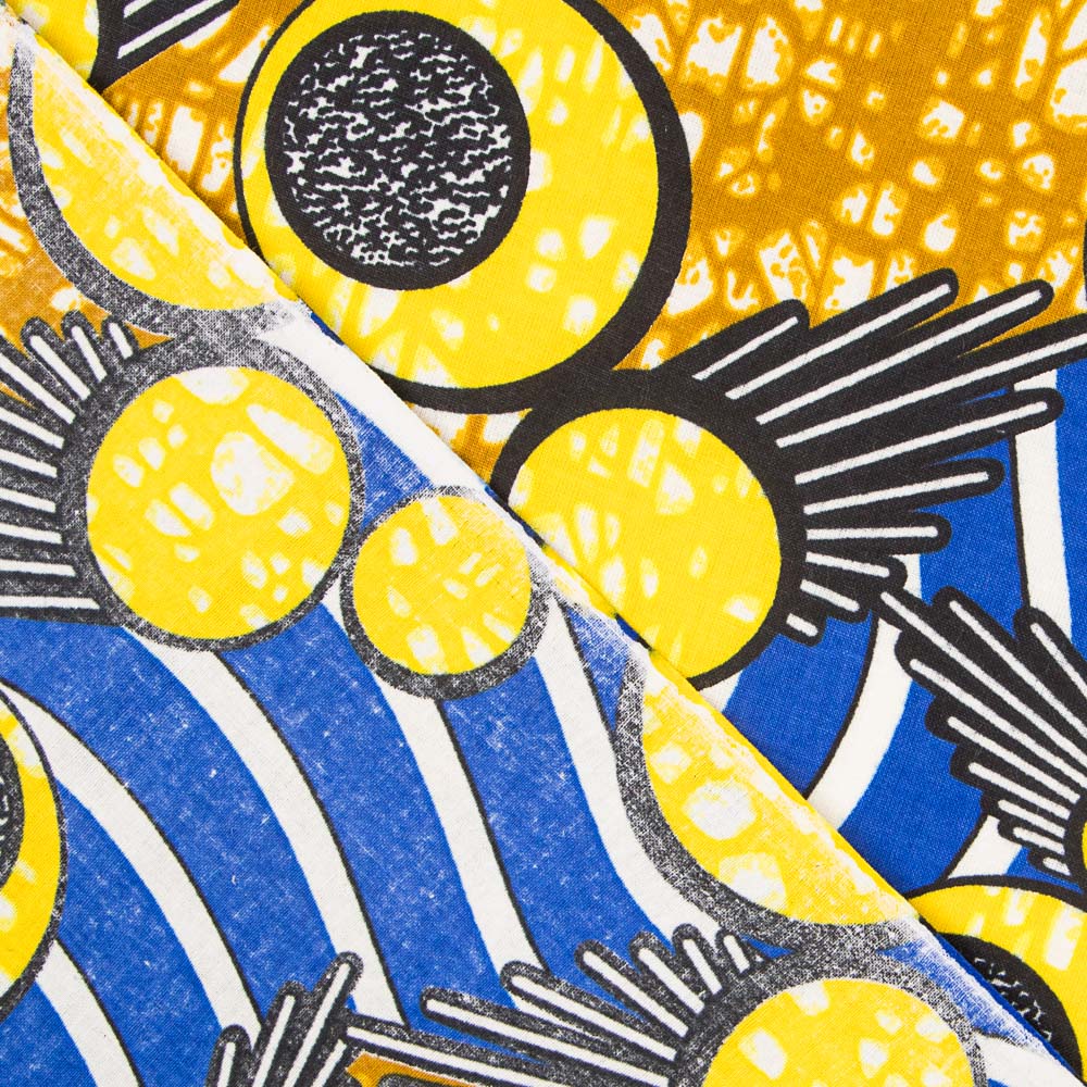 Tecido Wax Africana Kiah - Ribes y Casals