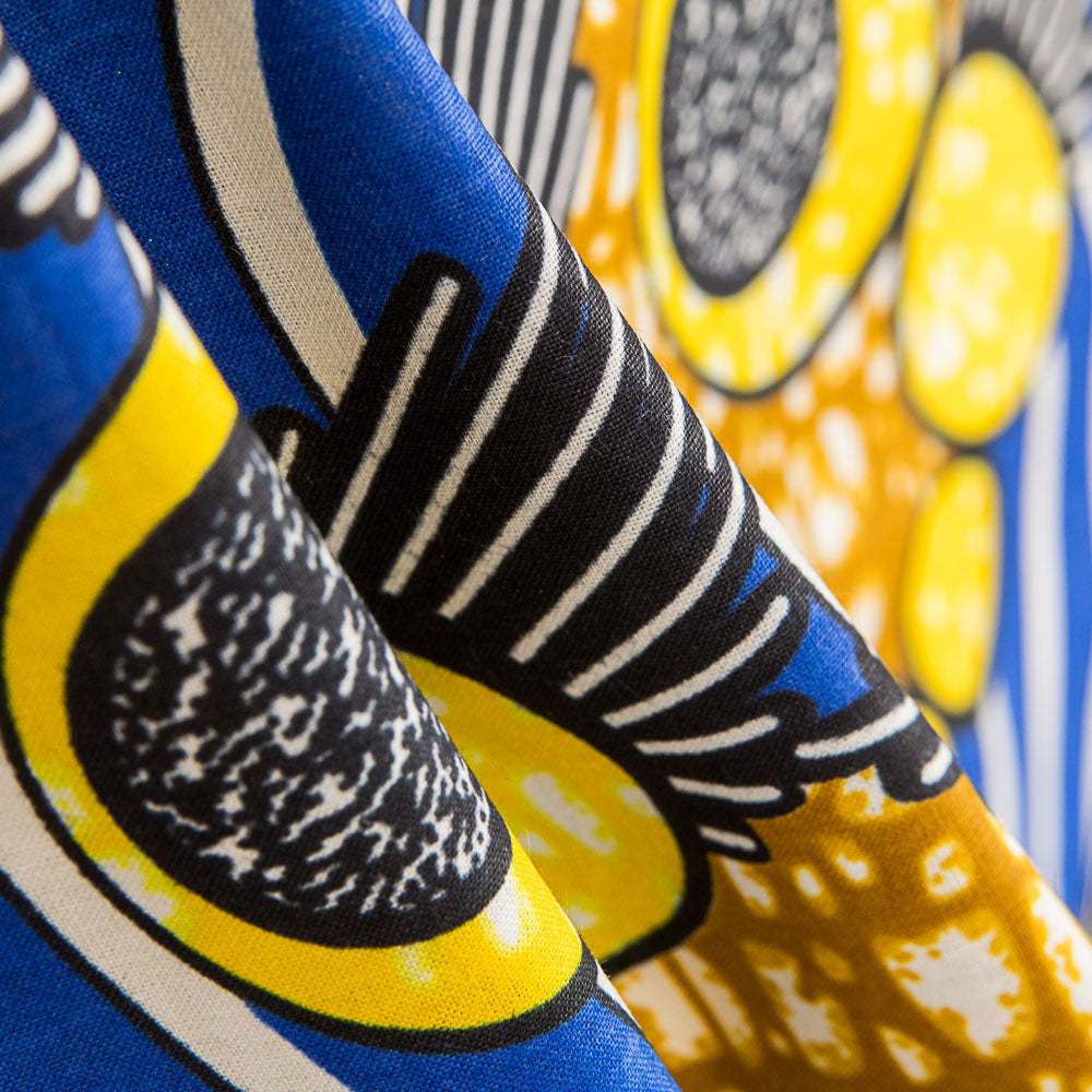 Tecido Wax Africana Kiah - Ribes y Casals