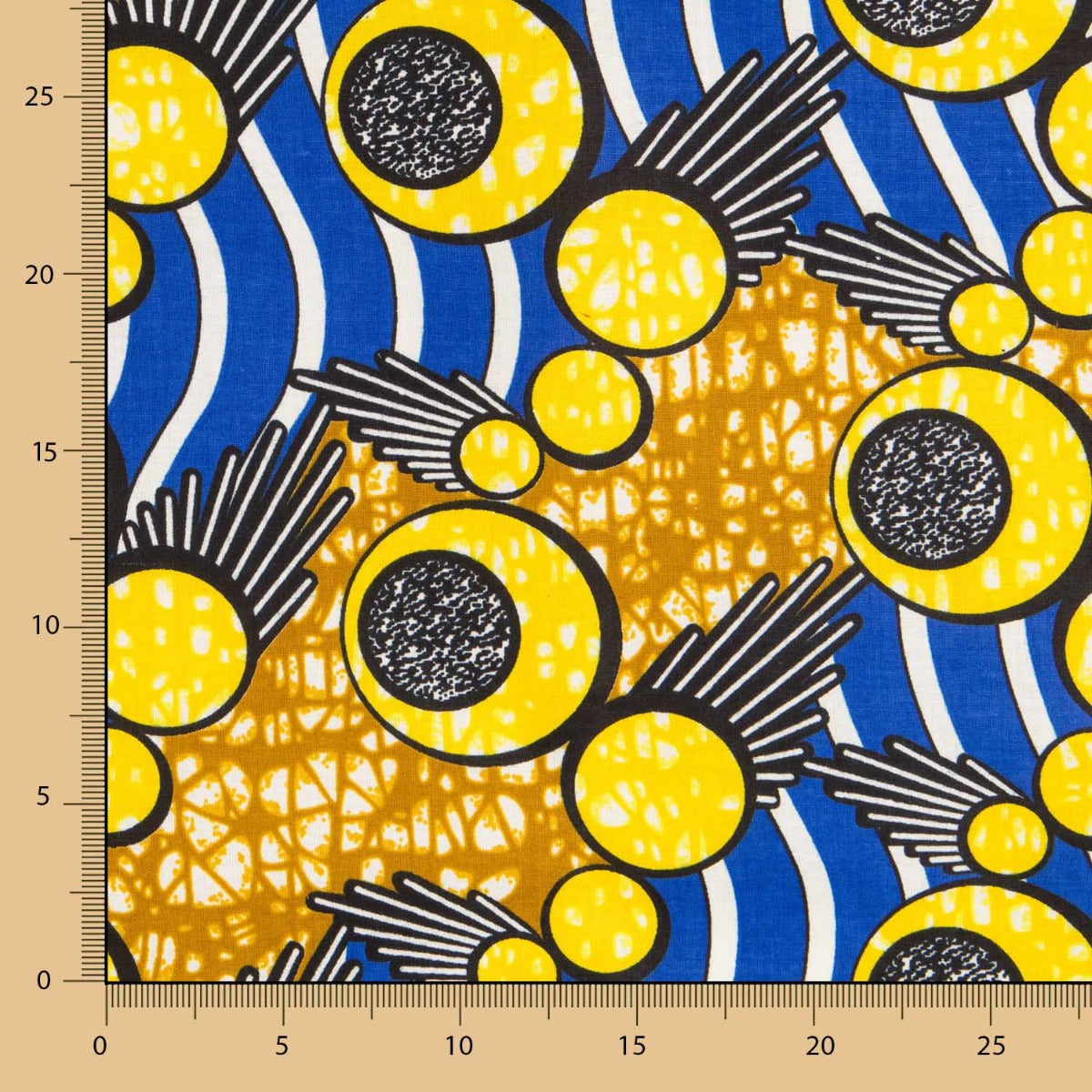 Tecido Wax Africana Kiah - Ribes y Casals