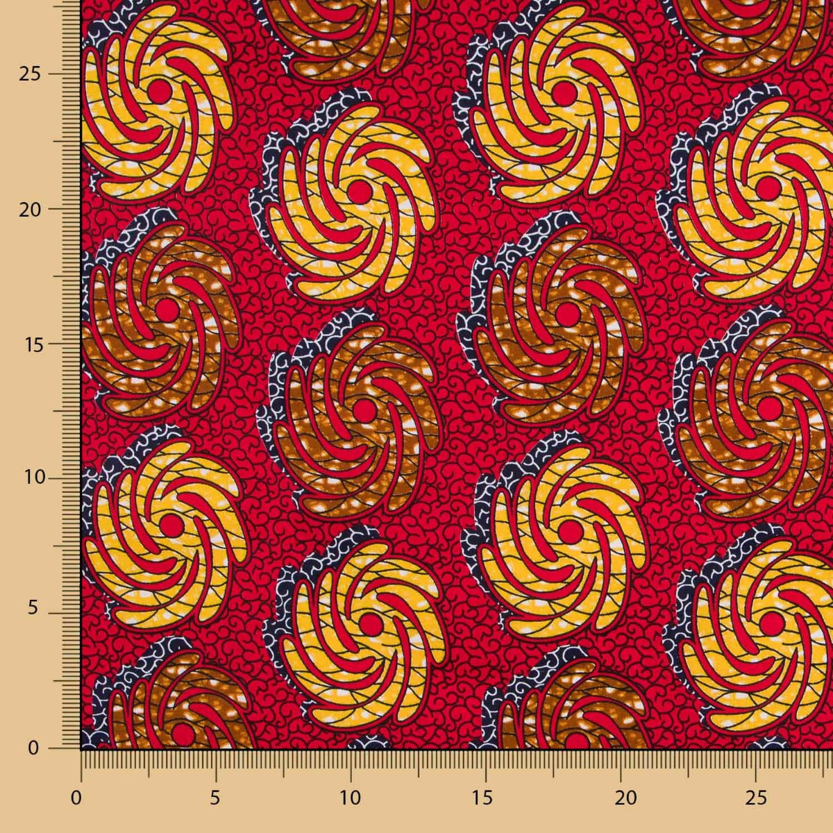 Tecido Wax Africana Limber - Ribes y Casals