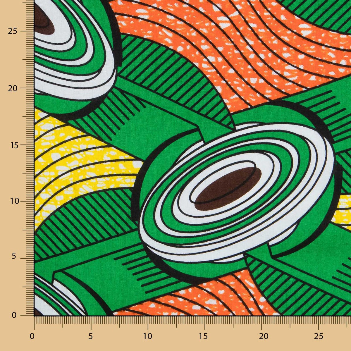 Tecido Wax Africana Niara - Ribes y Casals