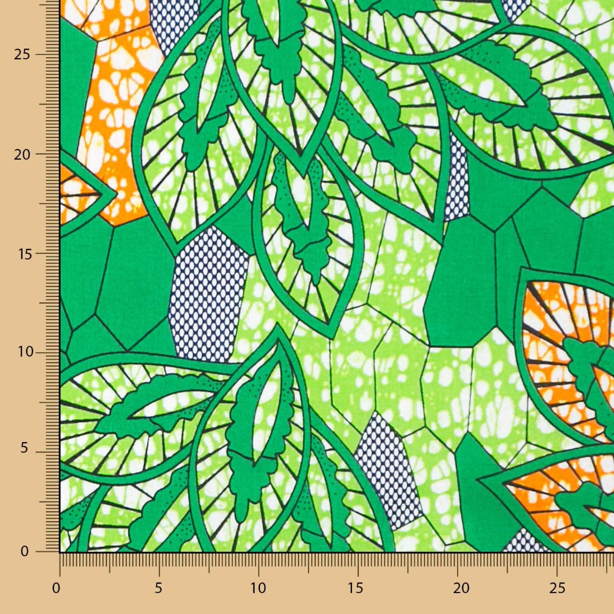 Tecido Wax Africana Akil - Ribes y Casals
