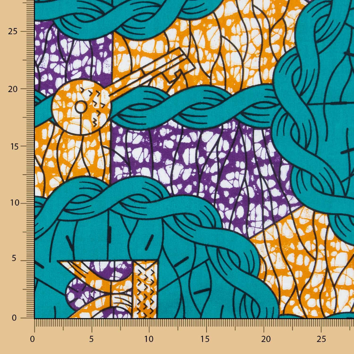 Tecido WAX Banzai - Ribes y Casals