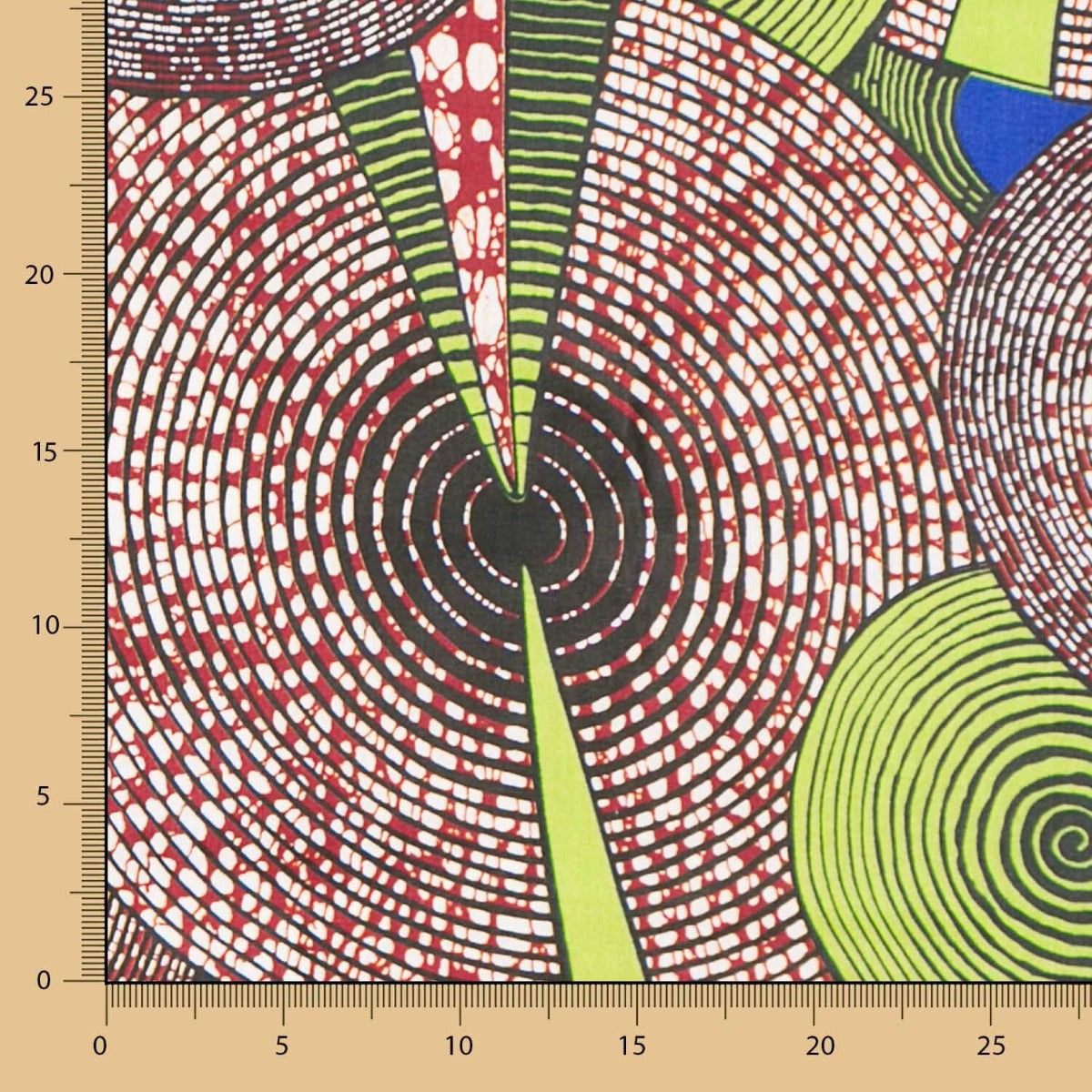 Tecido Wax Africana Ebo - Ribes y Casals