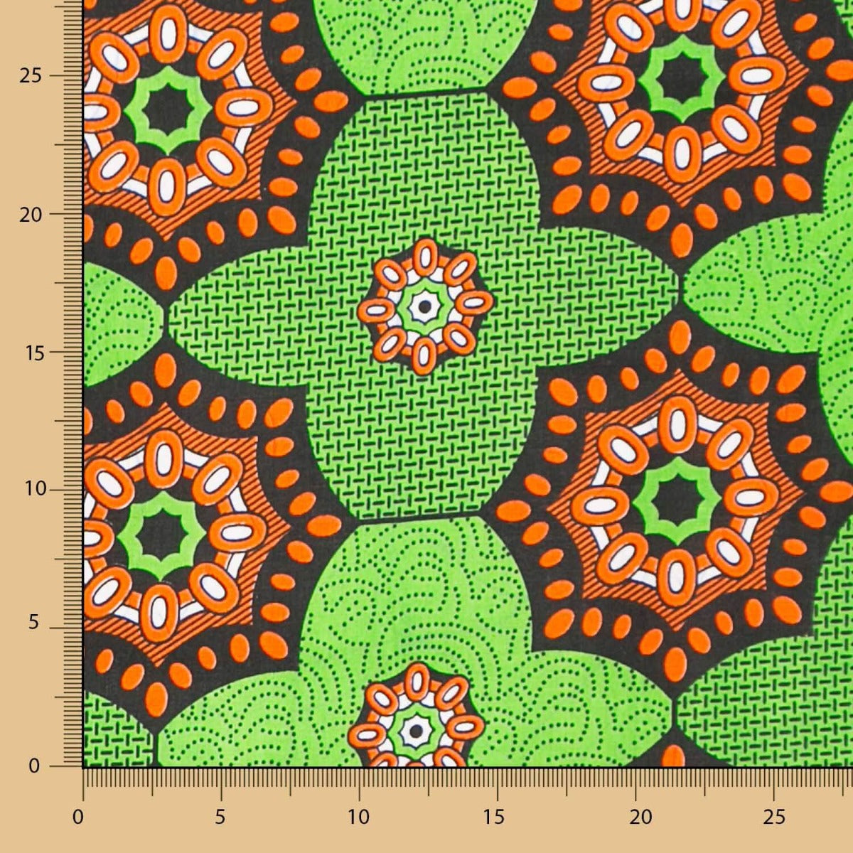 Tecido Wax Africana Juma - Ribes y Casals