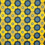 Retal Tela Wax Khalid 45x110 cm - Ribes y Casals