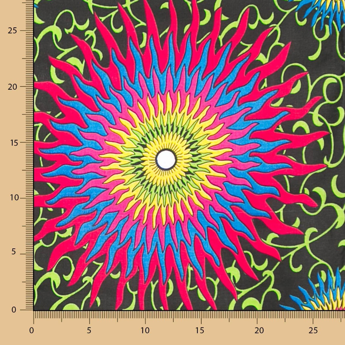 Tecido Wax Africana Rufaro - Ribes y Casals