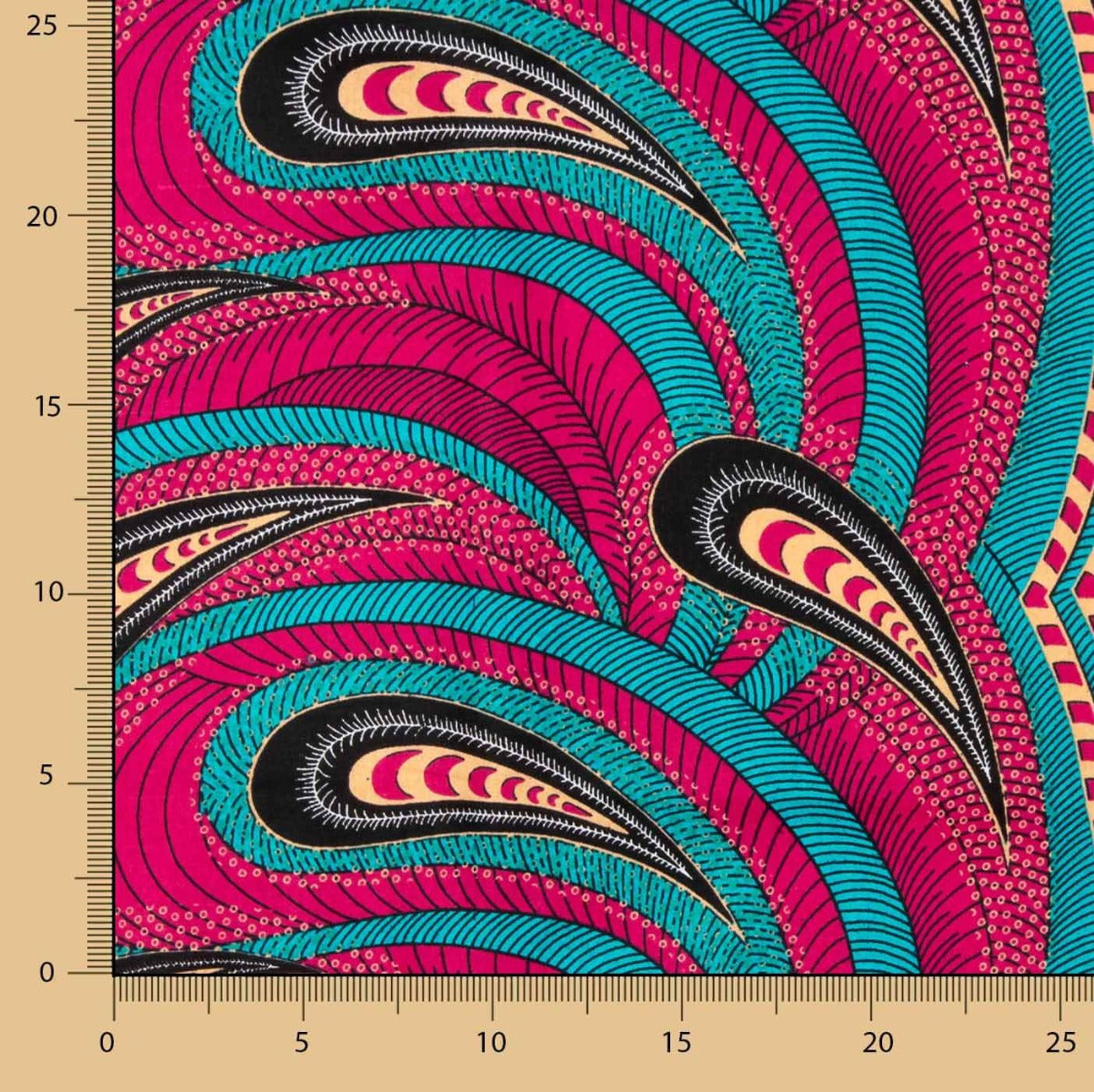 Tecido WAX Simu - Ribes y Casals