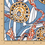 Retal Tela Wax Zaid 40x110 cm - Ribes y Casals