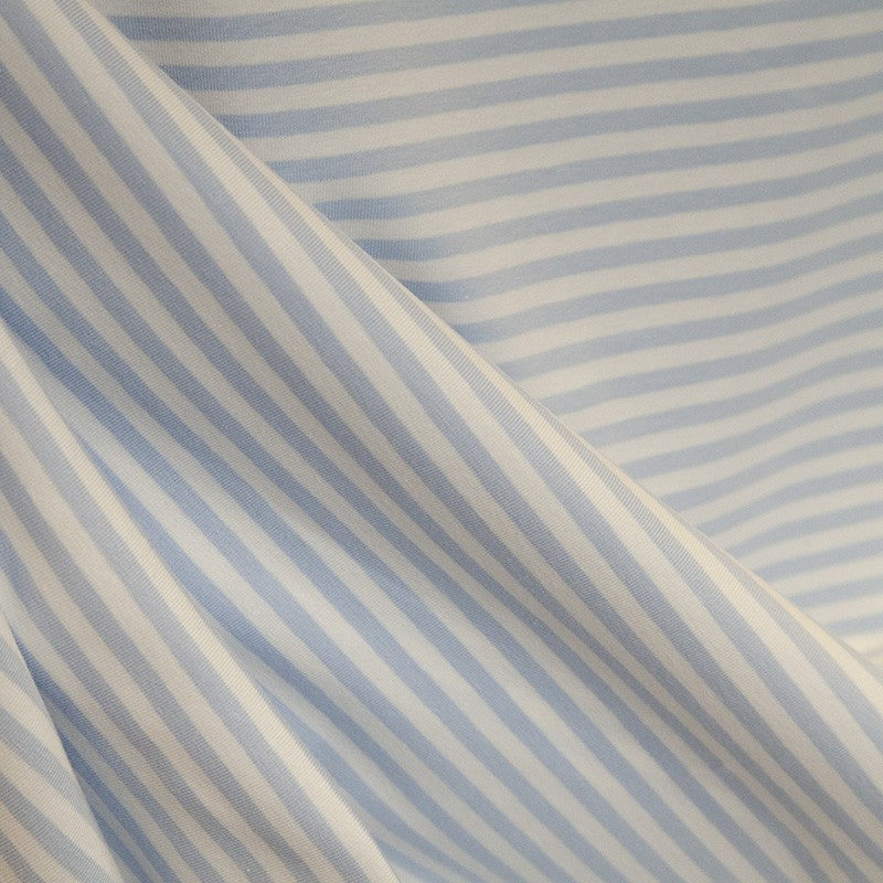 Bordado Infantil Riscas Azul Bébé - Ribes y Casals