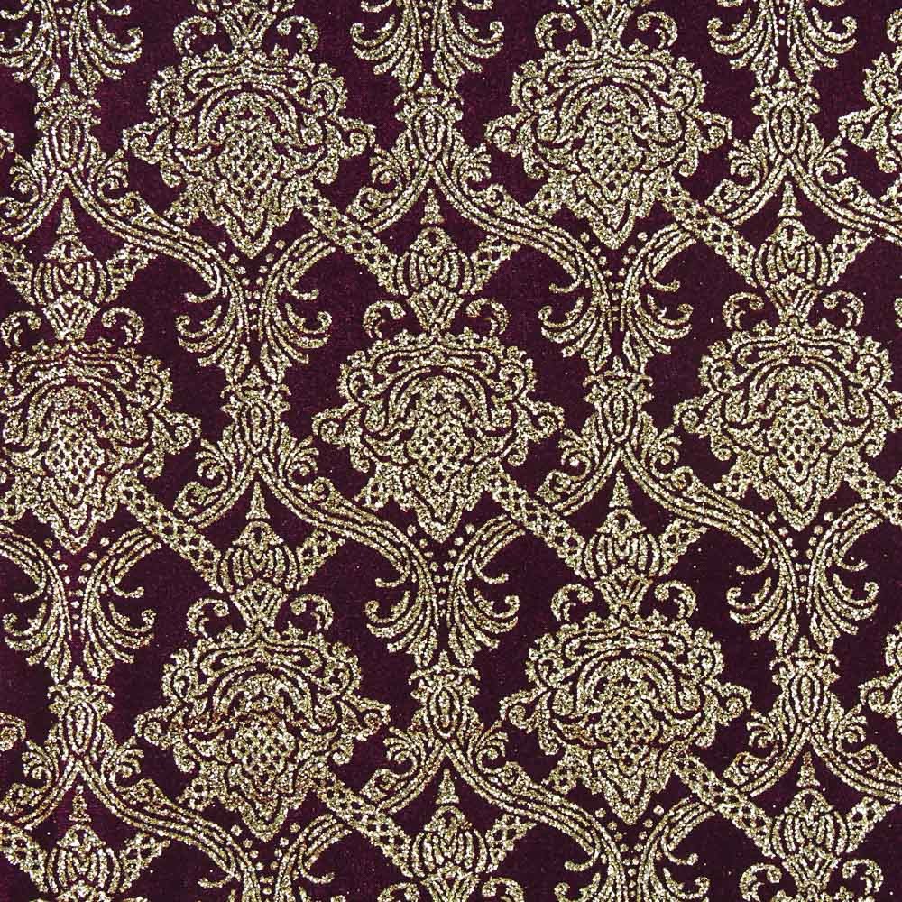 Veludo Fantasy Glitter Bourdeos - Ribes y Casals