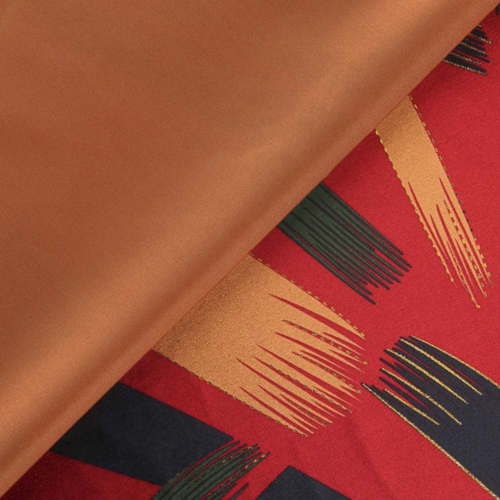 Veludo Lurex Génova Encarnado - Ribes y Casals