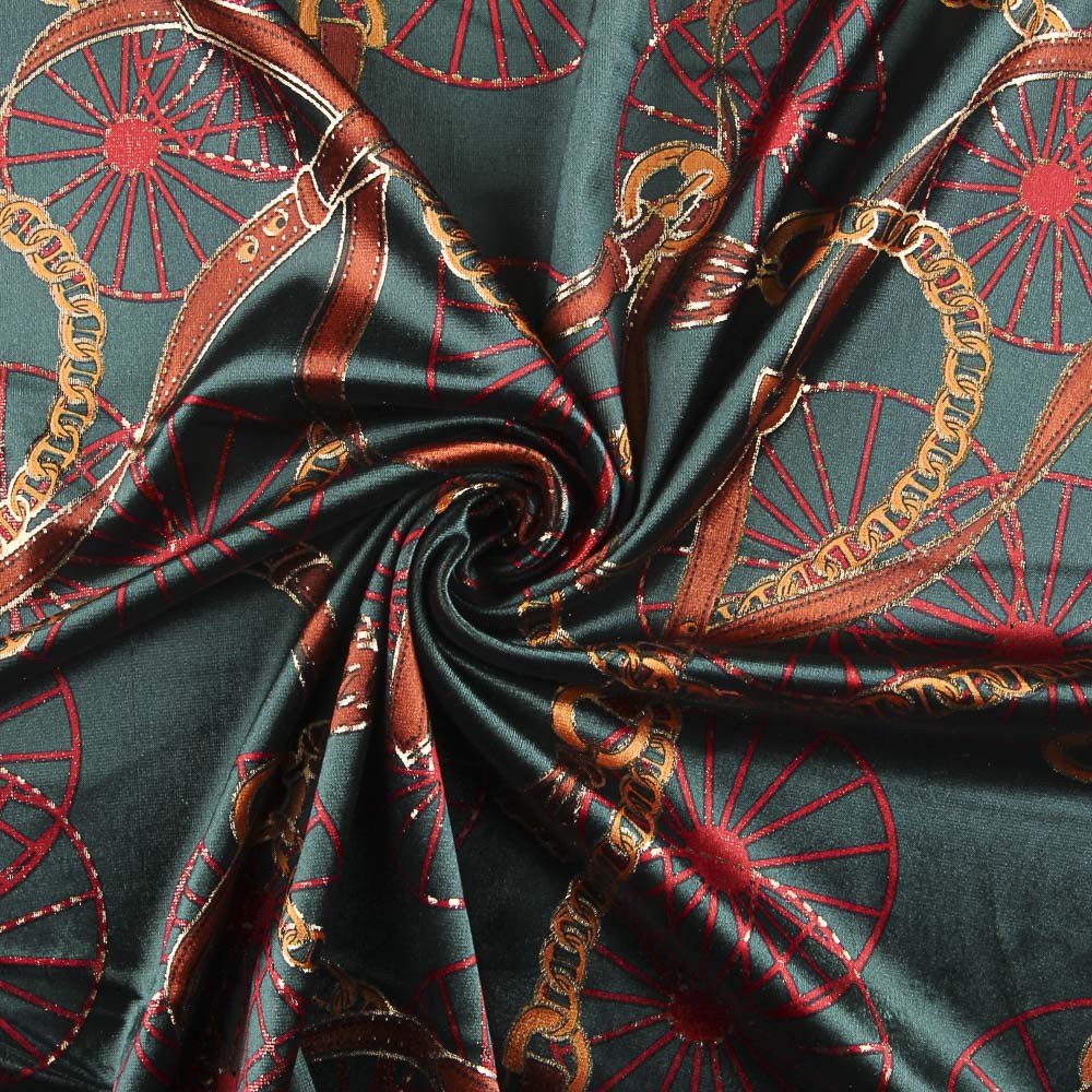 Veludo Lurex Hermés Verde - Ribes y Casals