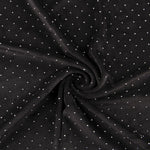 Veludo Elástico Glitter Preto - Ribes y Casals